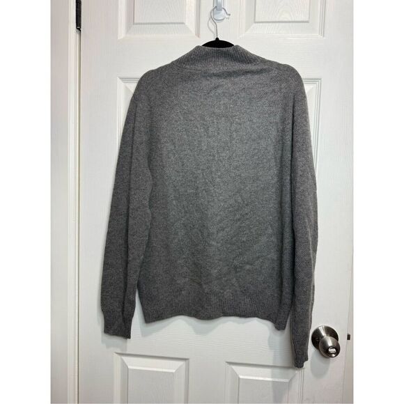 Brooks Brother’s pure cashmere half zip sweater Medium - Picture 2 of 4